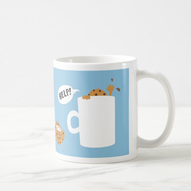 eintauchendes Plätzchen Kaffeetasse (Rechts)