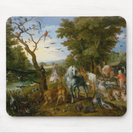 Eintrag der Tiere in die Arche Noah (Brueghel) Mousepad