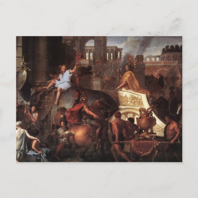 Eintrag von Alexander in Babylon Postkarte (Vorderseite)