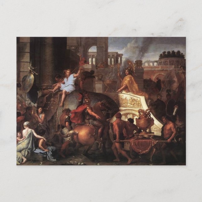 Eintrag von Alexander in Babylon Postkarte (Vorderseite)