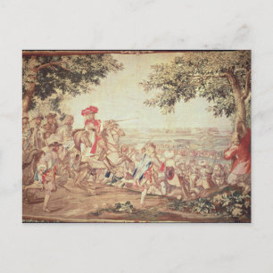 Eintrag von Louis XIV nach Dünkirchen Postkarte