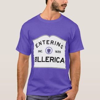 Eintritt in Billerica Massachusetts Commonwealth o T-Shirt