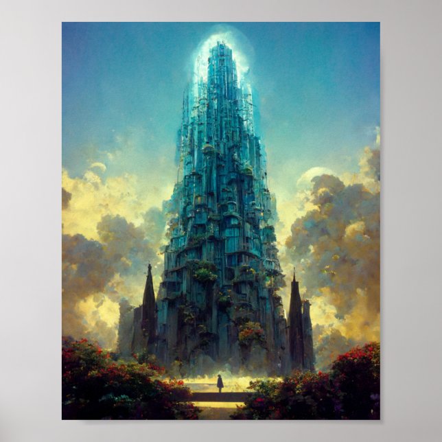 Eintritt in das Sci-Fi Art Poster des Tower Fantas (Vorne)