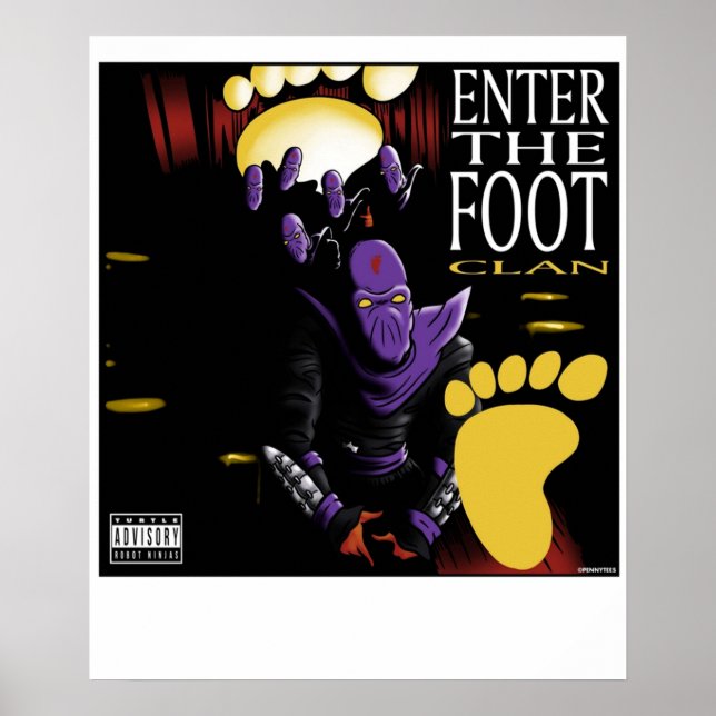 Eintritt in den Foot Clan Poster (Vorne)