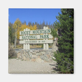 Eintritt in den Nationalpark Rocky Mountains Magnet