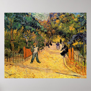 Eintritt in den öffentlichen Park von Vincent van Poster