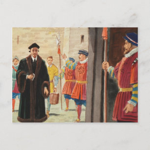 Eintritt in den Tower of London Postkarte