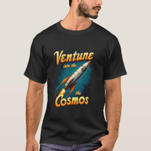Eintritt in die "Cosmos Rocket- Space Explorer Gra T-Shirt