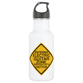 Eintritt in die elektrische Gitarrenzone Trinkflasche