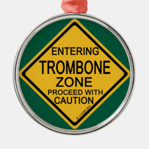Eintritt in die Thrombozytenzone Ornament Aus Metall