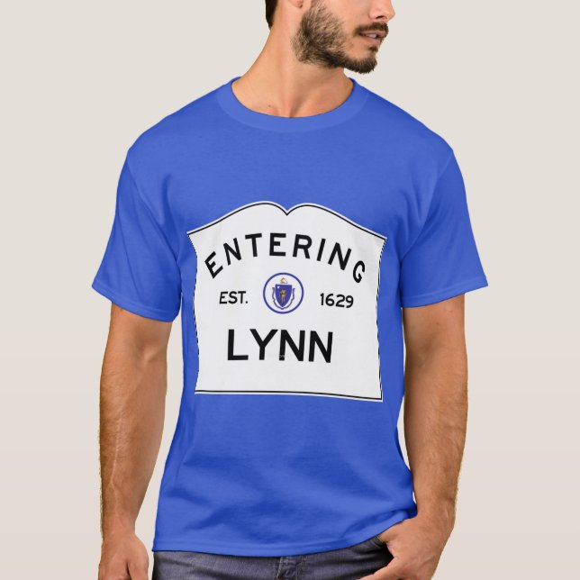 Eintritt in Lynn Massachusetts Commonwealth of Mas T-Shirt (Vorderseite)