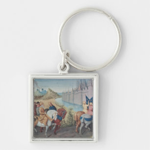 Eintritt König von Louis-VII von Frankreich und Schlüsselanhänger