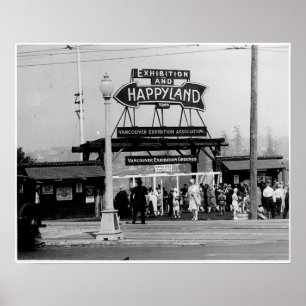 Eintritt nach Happyland, Ausstellung Vancouver, 19 Poster