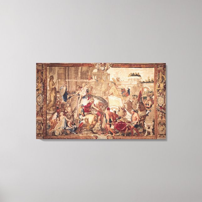 Eintritt von Alexander III. dem Großen in Leinwanddruck (Vorderseite)
