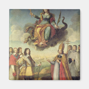 Eintritt von König Louis-XIII von Frankreich und Magnet