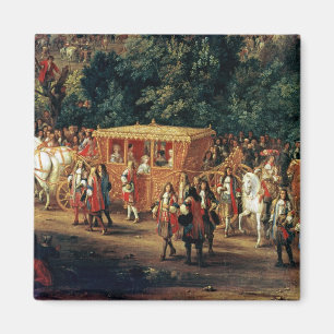 Eintritt von Louis XIV und von Maria Theresa in Magnet