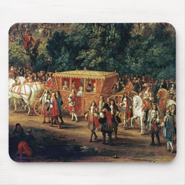 Eintritt von Louis XIV und von Maria Theresa in Mousepad (Vorne)