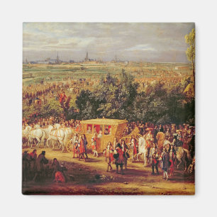 Eintritt von Louis XIV und von Marie-Therese von Magnet