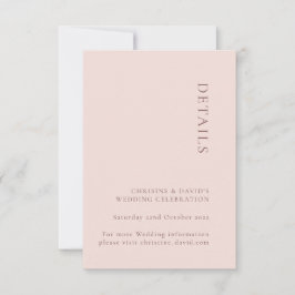 Eintrittskarte für Minimalistische Rose Einladung