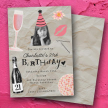 Einundzwanzig 21. Geburtstag Benutzerdefiniertes F