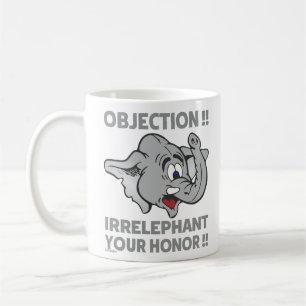 EINWAND ! IHRE EHRE UNBEDINGT! KAFFEETASSE