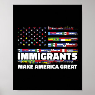 Einwanderer machen Amerika groß Einwanderer Mexiko Poster