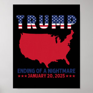 Einweihung 2025 Trump Wahlen Ende eines Albtraums Poster