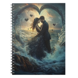 Einweihung am Ocean's Edge Spiral Notebook Notizblock