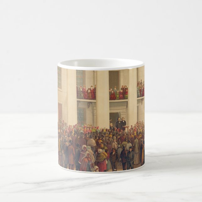 Einweihung amerikanischen zivilen Krieges Kaffeetasse (Mittel)