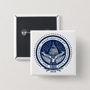Einweihung des Biden Harris President Button