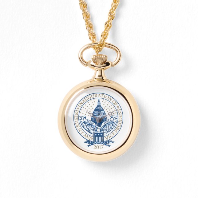 Einweihung des Donald Trump Mike Pence 2017 Logo U Armbanduhr (Vorderseite)