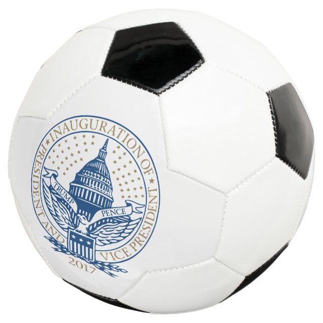 Einweihung des Donald Trump Mike Pence 2017 Logo U Fußball (Dreiviertel)