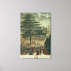 Einweihung des Fehlschlags von Karl Linnaeus Leinwanddruck