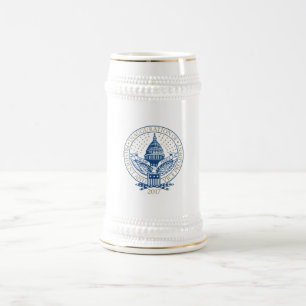 Einweihung des Trump Pence President Bierglas