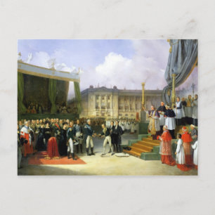 Einweihung eines Denkmals im Gedächtnis Louis XVI Postkarte