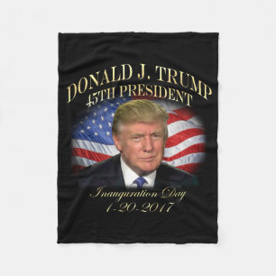 Einweihung Präsidenten-Donald Trump Gedenk Fleecedecke
