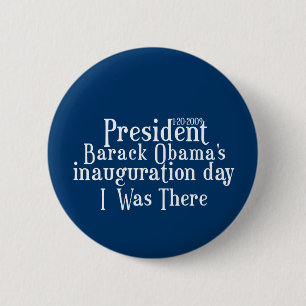Einweihung Präsidenten Obamas Button