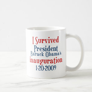 Einweihung Präsidenten Obamas Kaffeetasse
