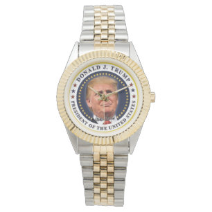 Einweihungstag des Präsidenten Trump Souvenir Armbanduhr