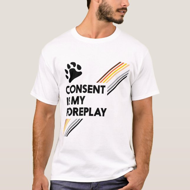 Einwilligung ist mein Vorspiel-Licht T-Shirt (Vorderseite)
