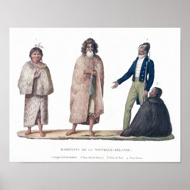 Einwohner Neuseelands Poster (Vorne)