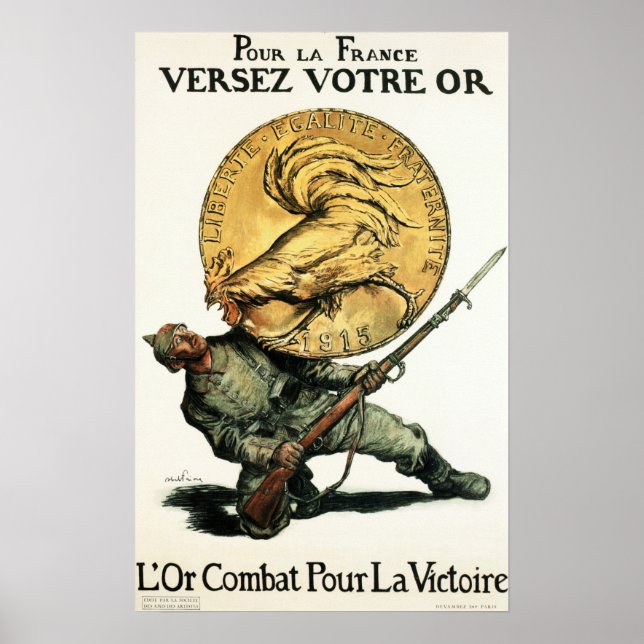 Einzahlung Gold für FRANKREICH! Kämpfe um den Sieg Poster (Vorne)