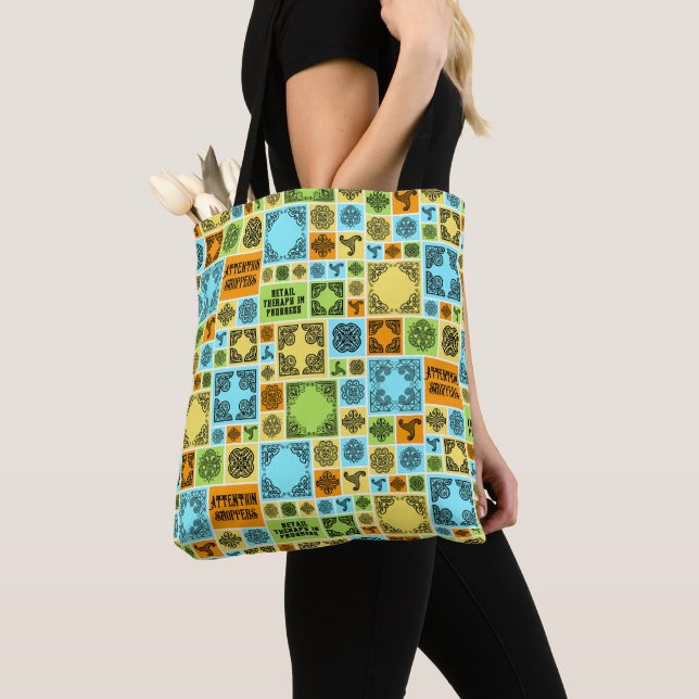 Einzelhandelstherapie im Gange Funny Orange & Gree Tasche (Von Nahem)