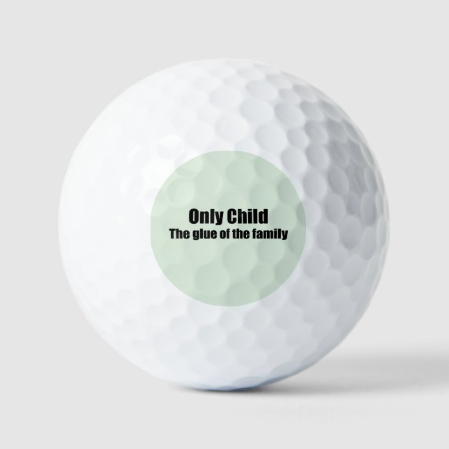 Einzelkind Golfball (Vorderseite)