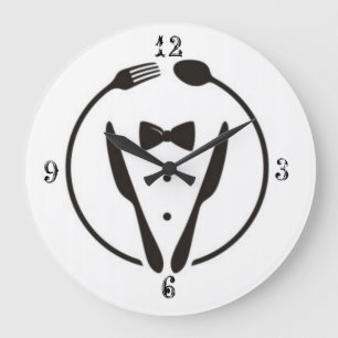 Einzelkunstrestaurant Große Wanduhr