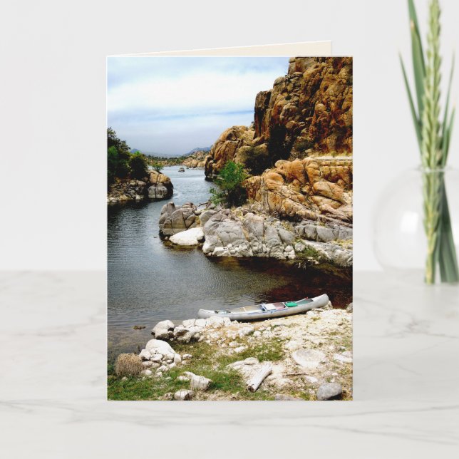 Einzelne Kanone, leere Grußkarte Karte (Vorderseite)