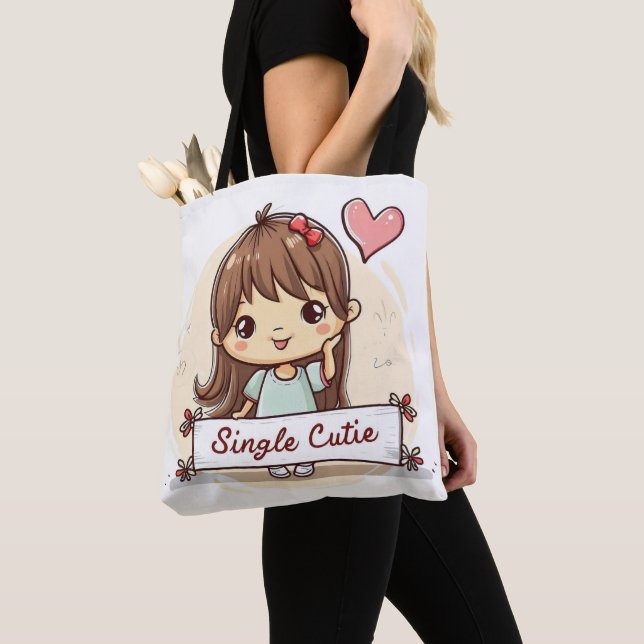 Einzelne Süße Mädchen Tasche (Von Nahem)