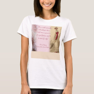 Einzelner Mann, Stolz und Vorurteil Jane Austen T-Shirt