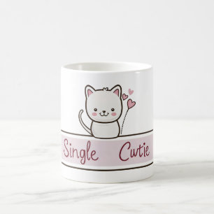 Einzelner Süßer Kater Kaffeetasse