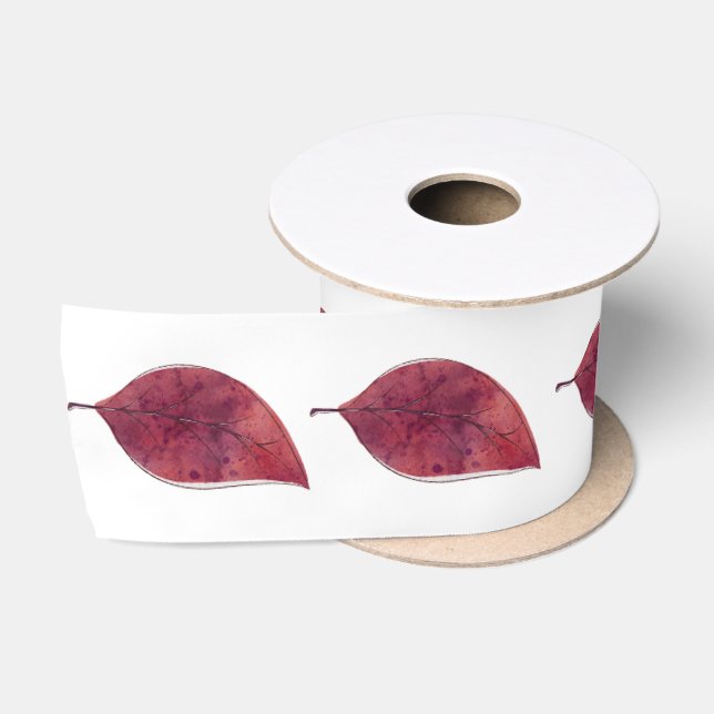 Einzelnes rustikales Blatt Satinband (Spule)